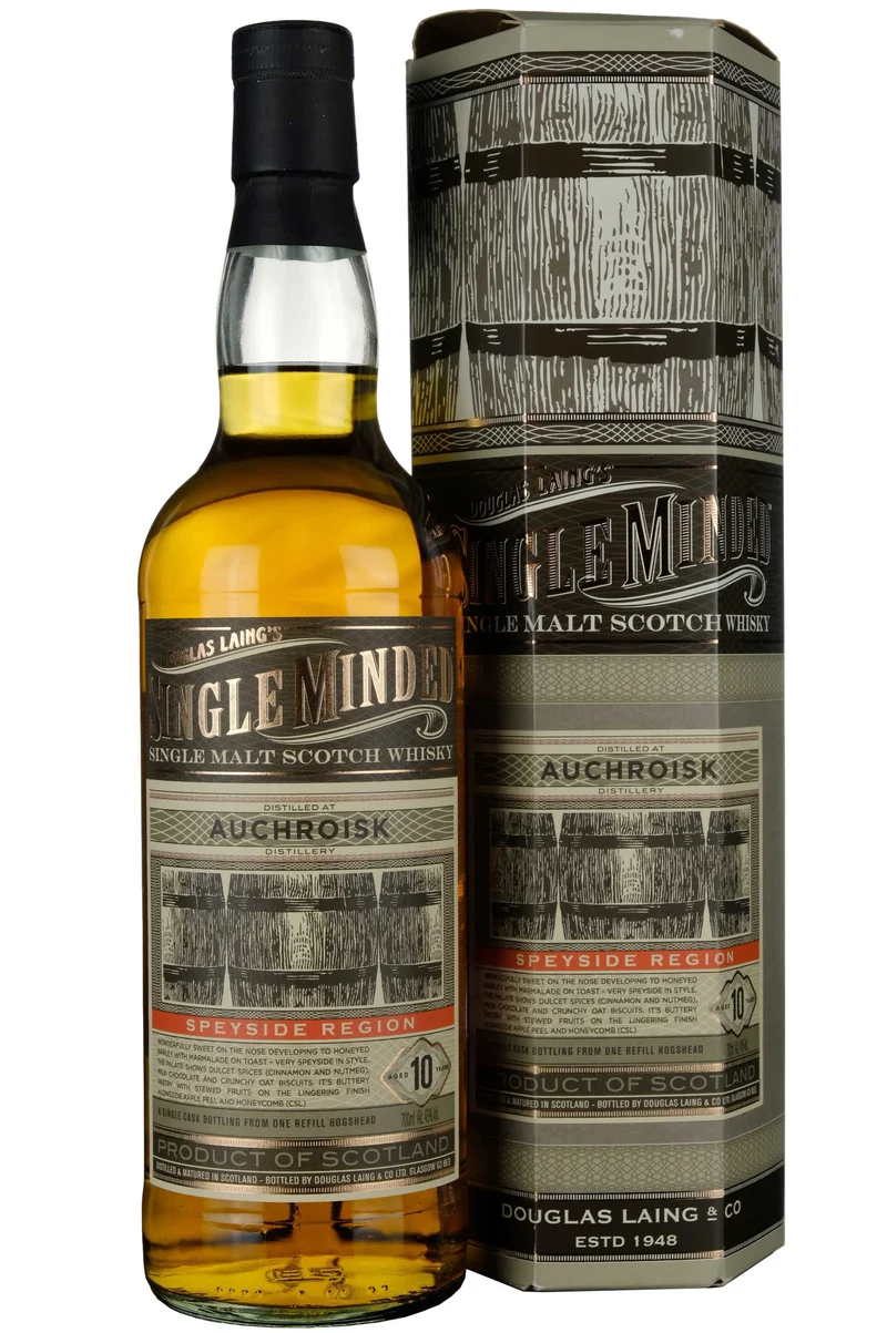 Auchroisk 10 Year Old Douglas Laing Single Minded Single Cask