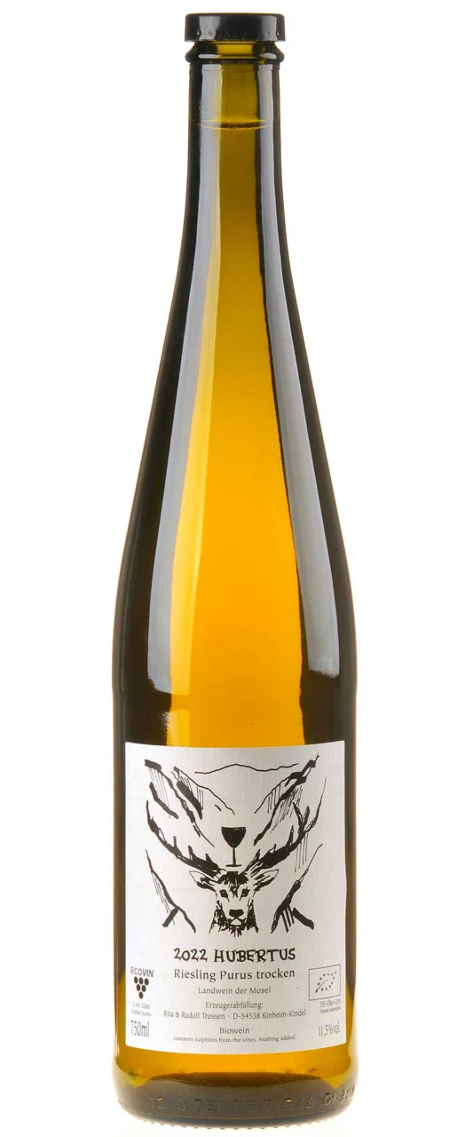 Rita & Rudolf Trossen Hubertus Purus Riesling trocken Bio 2022 white