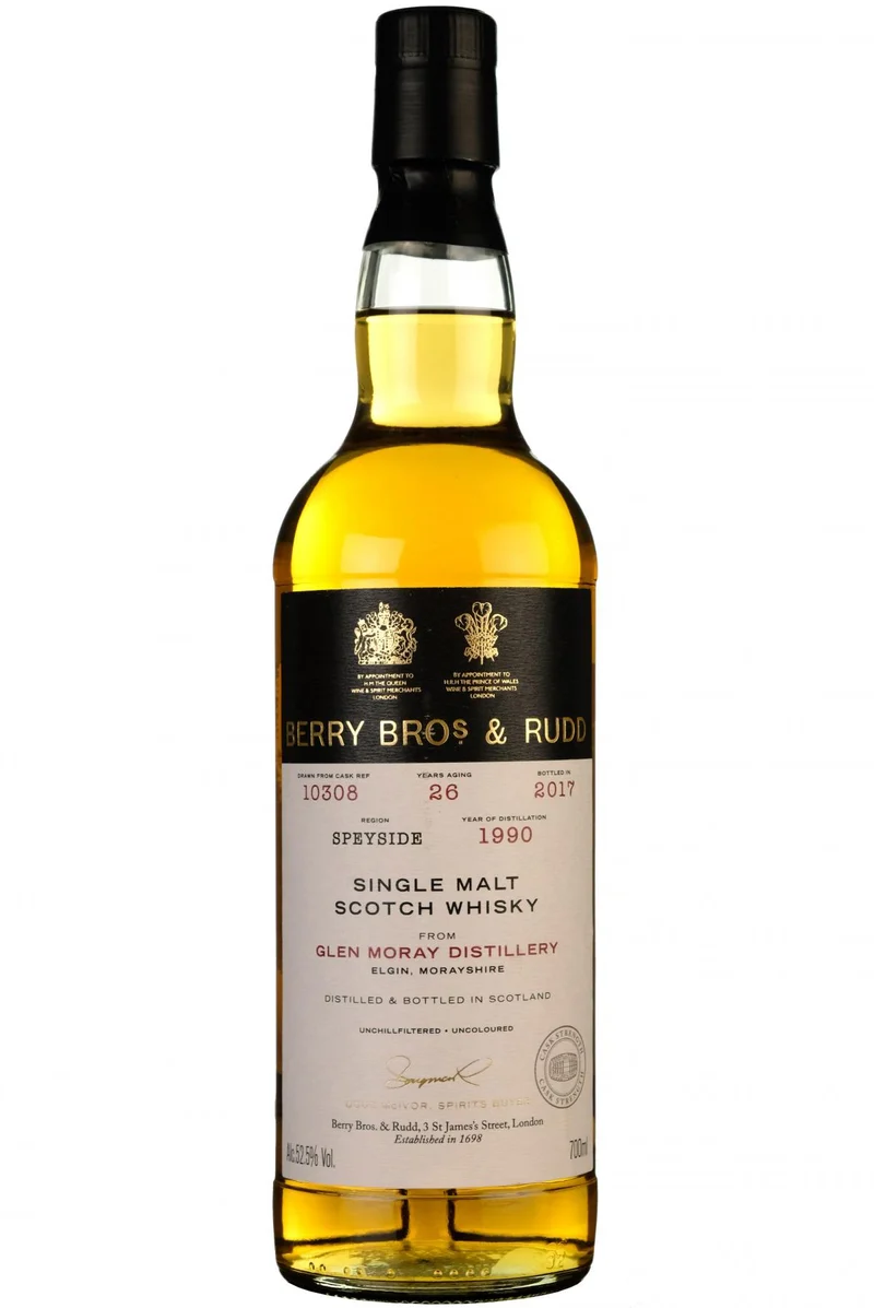 Glen Moray 1990-2017 | 26 Year Old Berry Bros Single Cask 10308