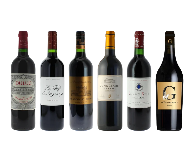 Vinlåda: 2:a viner från Bordeaux