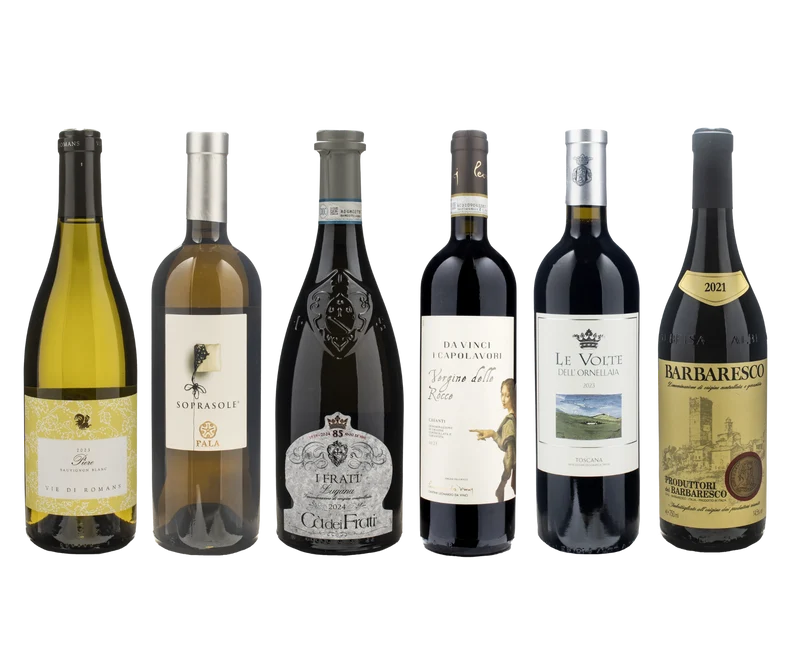 Vinlåda: 6 Italienska bästsäljare