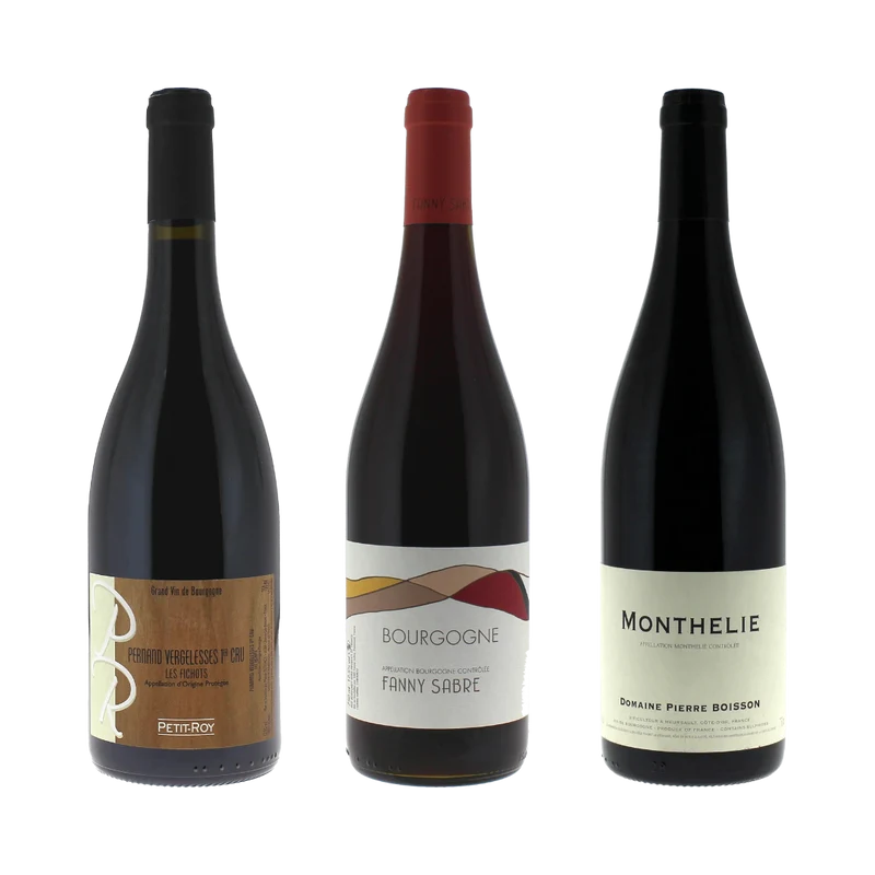 Vinlåda: Modern röd Bourgogne