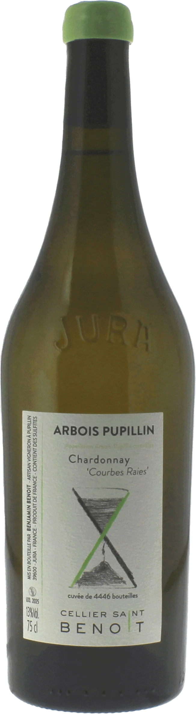 Chardonnay Courbes Raies Cellier Saint Benoit Jura, 2023
