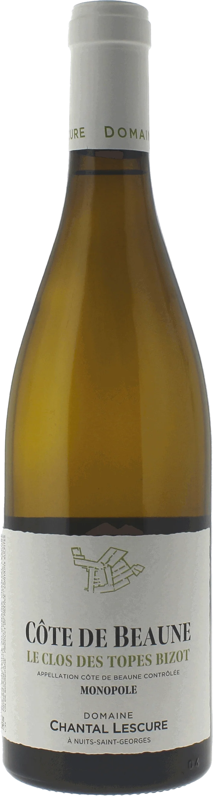 Côte De Beaune Blanc Clos Des Topes Bizot Domaine Lescure Chantal, 2021