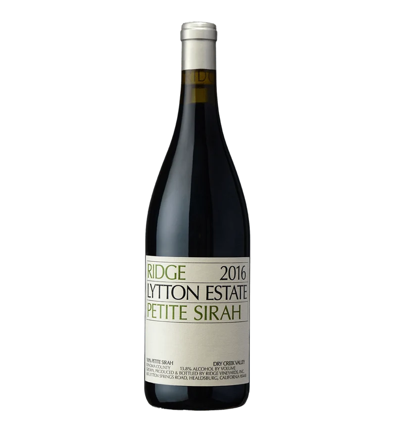 Ridge Vineyards Petite Sirah Lytton Estate 2016