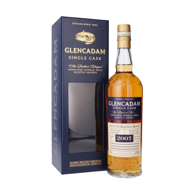 Glencadam 2007 Cask No 28 Bourbon Barrel Single Cask 65.7%