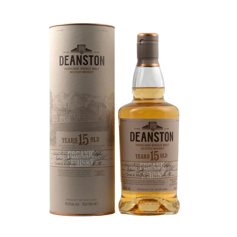 Deanston 15 Year Old Organic Whisky 46.3%