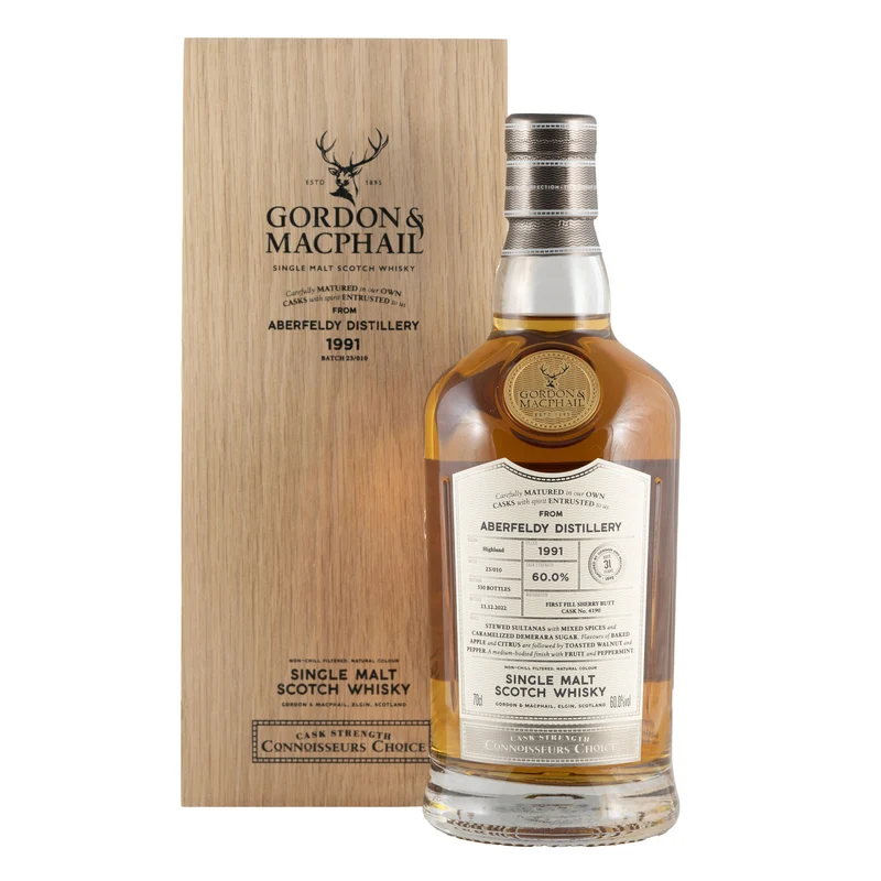 Aberfeldy 31 Year Old Whisky 1991 Connoisseur's Choice Gordon & MacPhail 60%