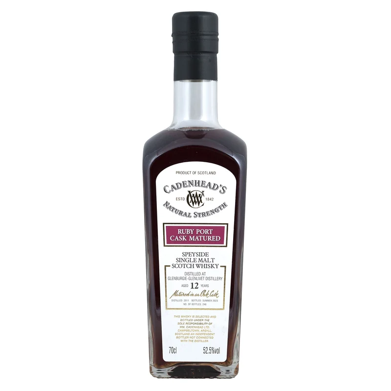 Glenburgie-Glenlivet 2011 12 Year Old Whisky Ruby Port Cask 52.5%