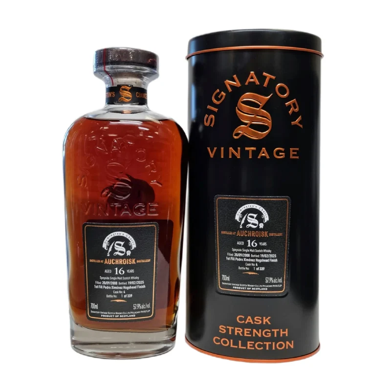 Auchroisk 2008 16 Year Old 1st Fill Pedro Ximenez Hogshead Finish #4 57.9%