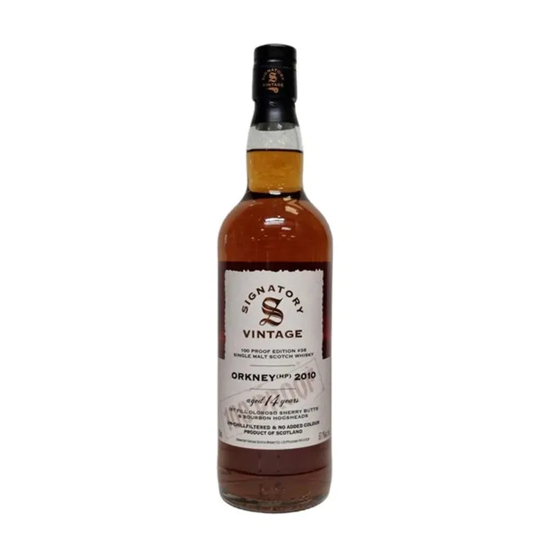 Secret Orkney (Highland Park) 2010 14 Year Old 100 Proof Edition #38 57.1%