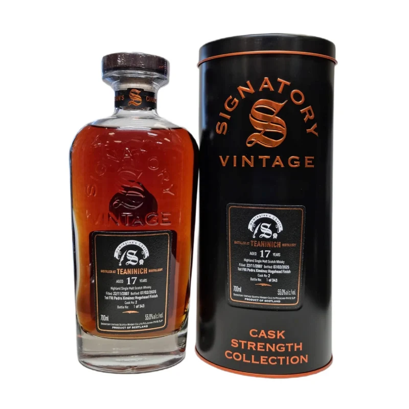 Teaninich 2007 17 Year Old Whisky 1st Fill PX Cask #2 55.0%
