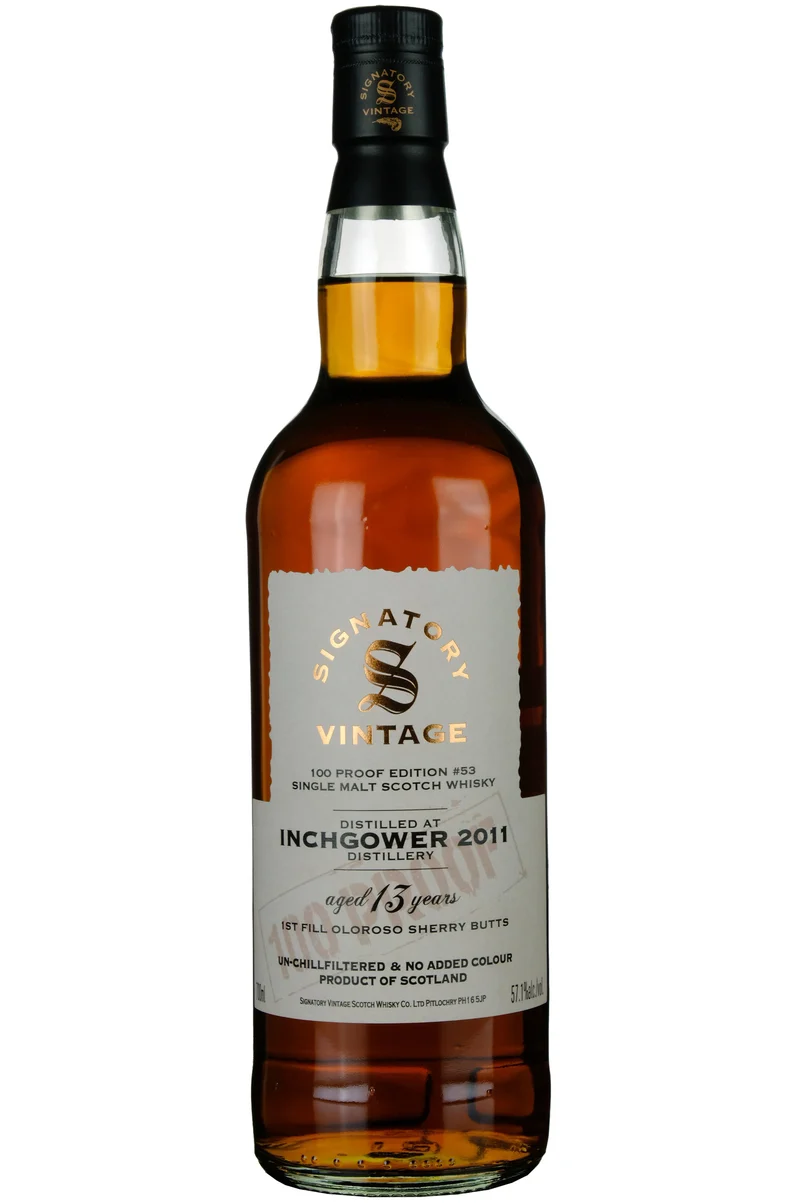 Inchgower 2011-2025 | 13 Year Old Signatory Vintage 100 Proof Edition 53