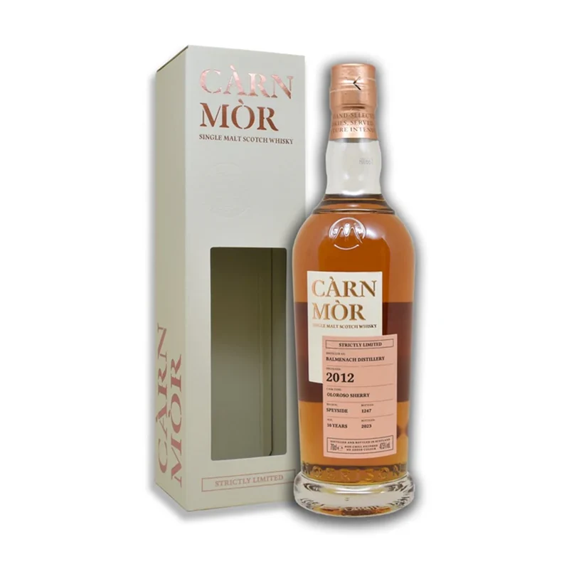 Carn Mor Balmenach 2012 10 Year Old Single Malt Whisky 47.5%