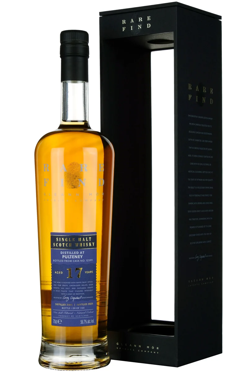Pulteney 2008-2025 | 17 Year Old Gleann Mor Rare Find Single Cask 12599