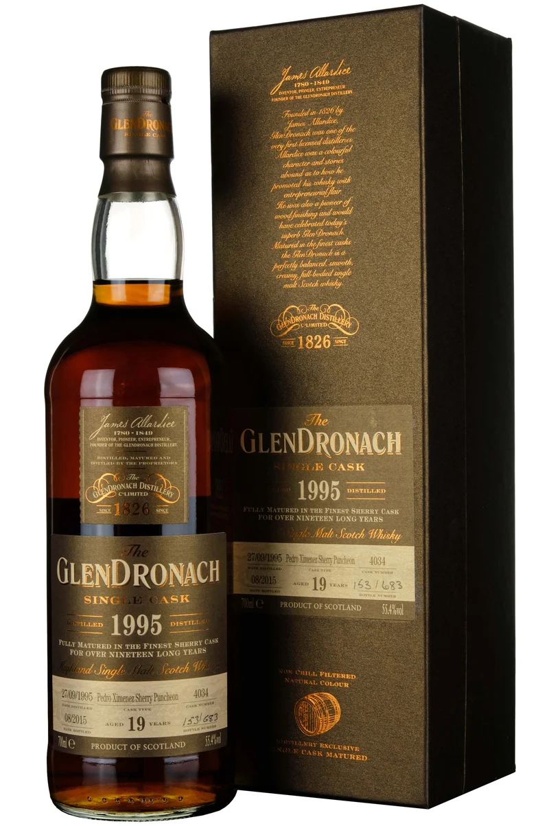 Glendronach 1995-2015 | 19 Year Old Single Cask 4034 Batch 12