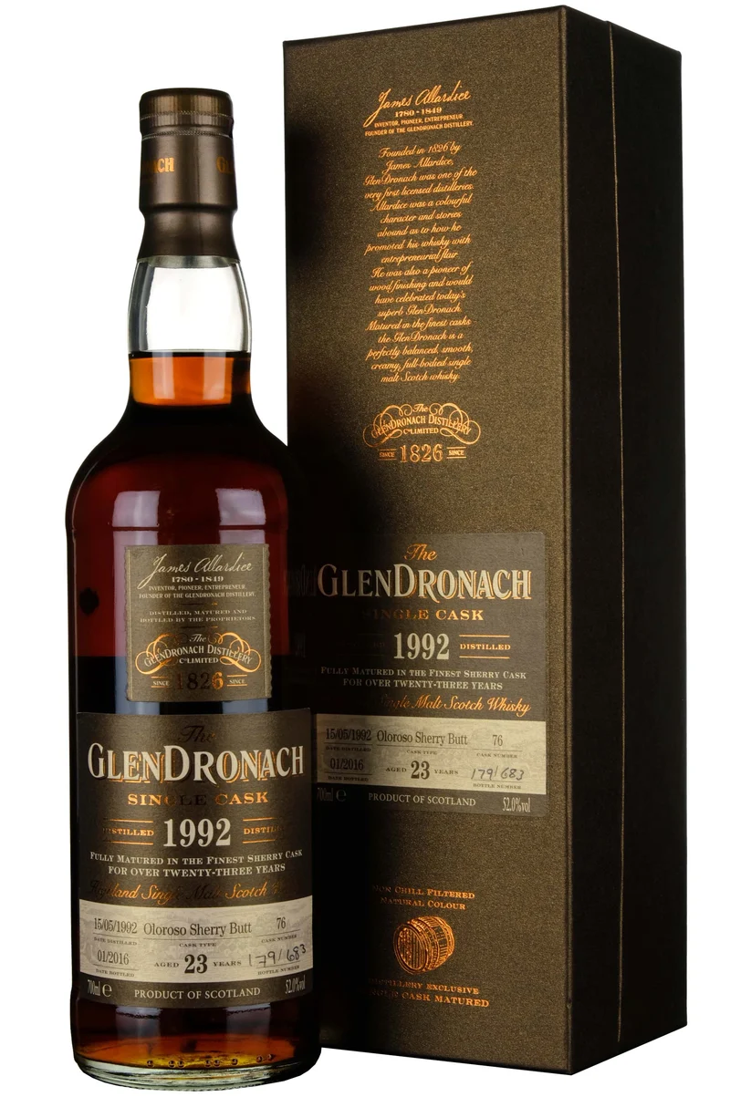 Glendronach 1992-2016 | 23 Year Old Single Cask 76 Batch 13