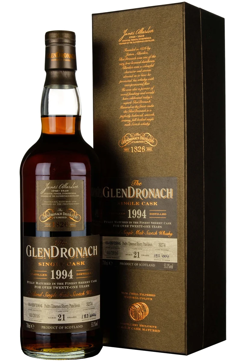 Glendronach 1994-2016 | 21 Year Old Single Cask 3274 Batch 13