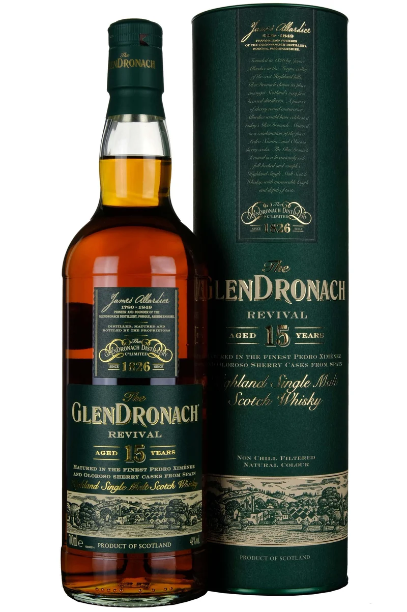 Glendronach 15 Year Old Revival Bottled 2015