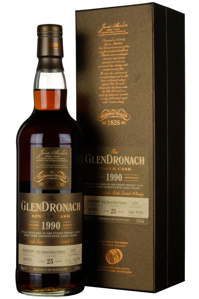 Glendronach 1990-2015 | 25 Year Old Single Cask 1375 Batch 12