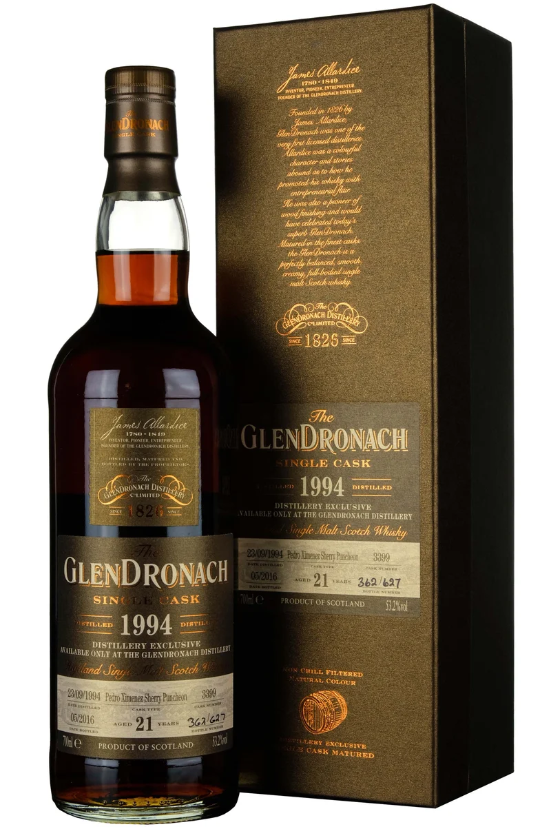 Glendronach 1994-2016 | 21 Year Old Single Cask 3399 Distillery Exclusive