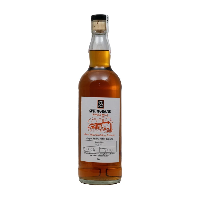 Springbank Whisky Hand Filled Whisky 2024 Release 59.9%