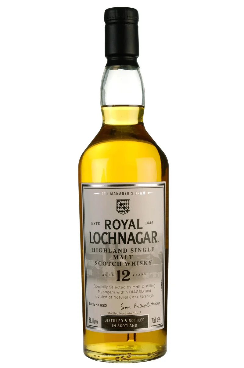 Royal Lochnagar 12 Year Old The Manager's Dram 2017 Release