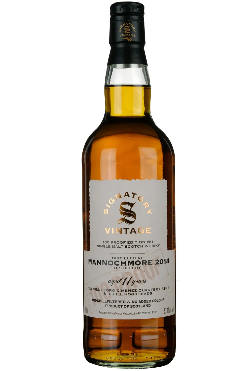 Mannochmore 2014-2025 | 11 Year Old Signatory Vintage 100 Proof Edition 51