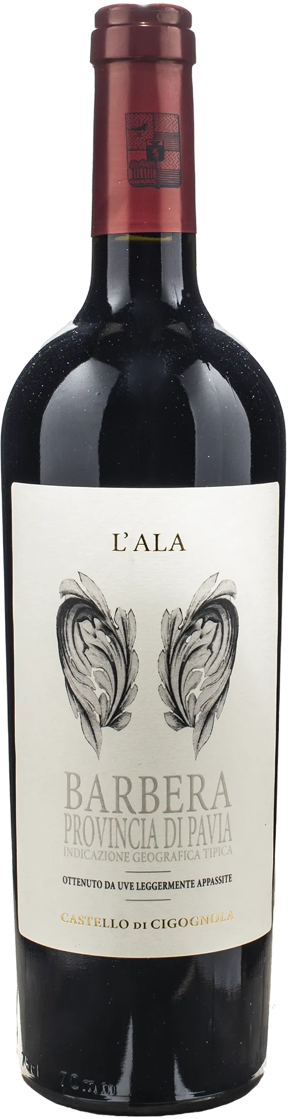 Castello di Cigognola Barbera Leggermente Appassito L'Ala 2022