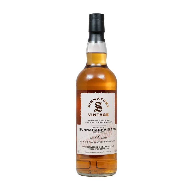Bunnahabhain 2016 8 Year Old Whisky 100 Proof Edition 31 57.1%