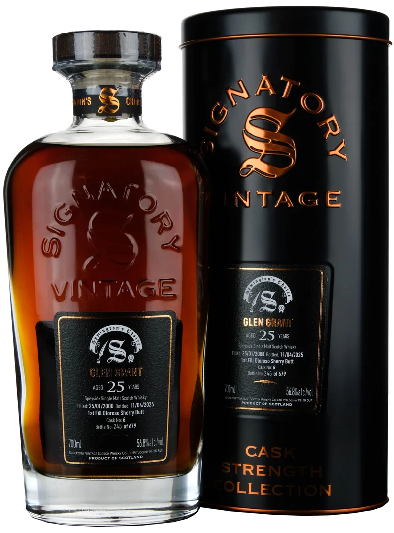 Glen Grant 2000-2025 | 25 Year Old Signatory Vintage Symington's Choice Single Cask 6