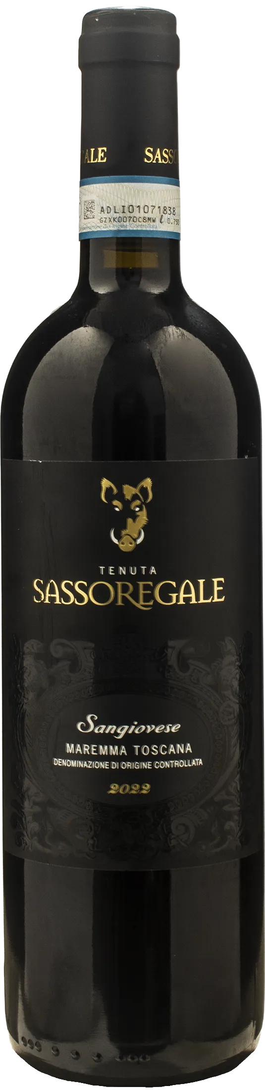 Sassoregale Maremma Toscana Sangiovese 2022