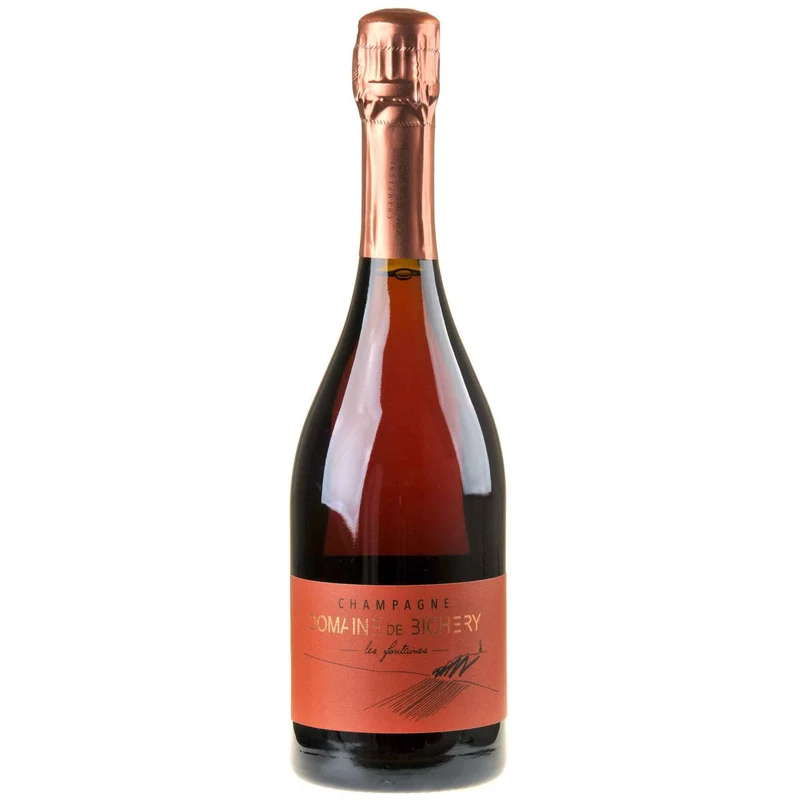 Domaine de Bichery Champagne Les Fontaines Rosé Brut Nature Bio 2022 white