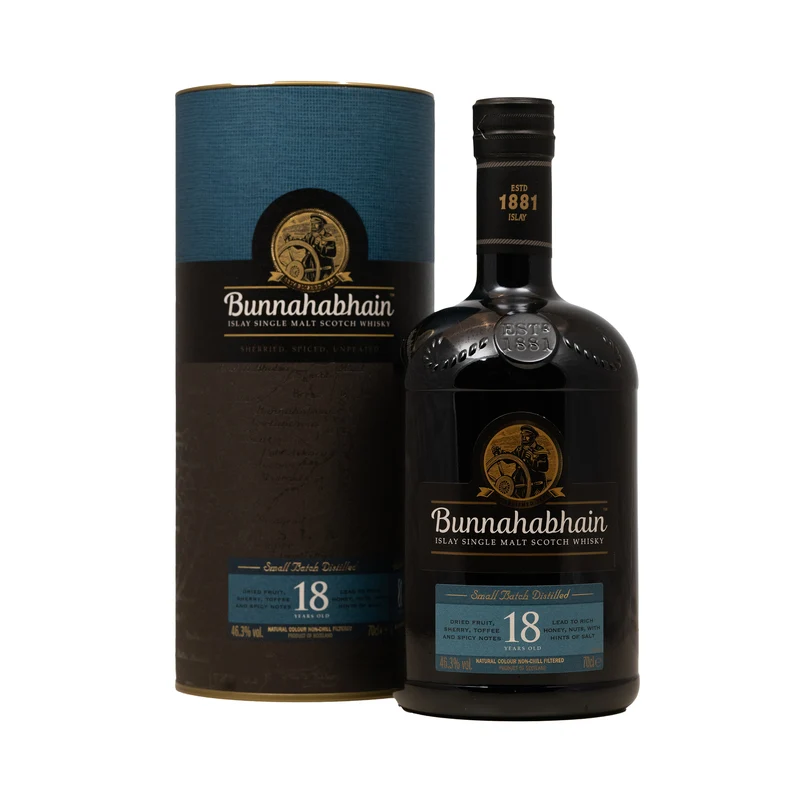 Bunnahabhain 18 Year Old Single Malt Whisky 46.3%