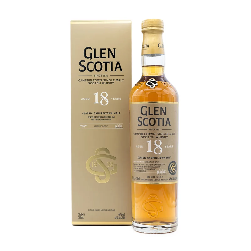 Glen Scotia 18 Year Old Whisky 46%