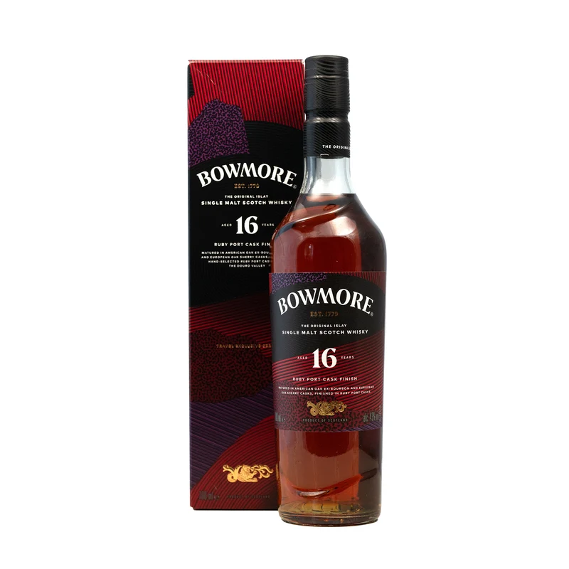 Bowmore 16 Year Old Ruby Port Cask Finish 43%