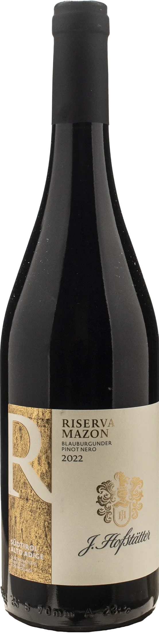 J. Hofstatter Blauburgunder Pinot Nero Riserva Mazon 2022