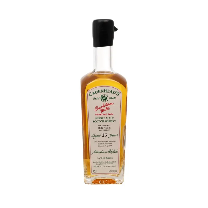 Ben Nevis 25 Year Old Whisky Campbeltown Malts Festival 2024 49.3%