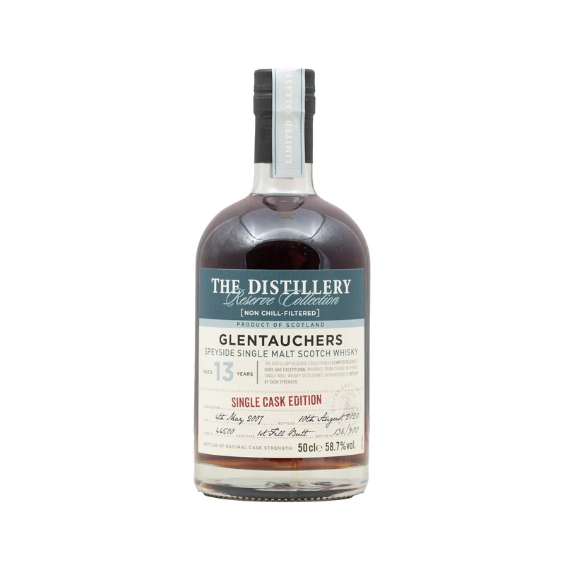 Glentauchers 13 Year Old 2007 1st Fill Butt #44500 58.7%