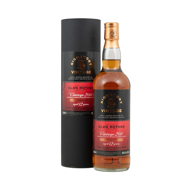 Glenrothes 2011 12 Year Old Small Batch 2nd Edition Signatory 48.2%
