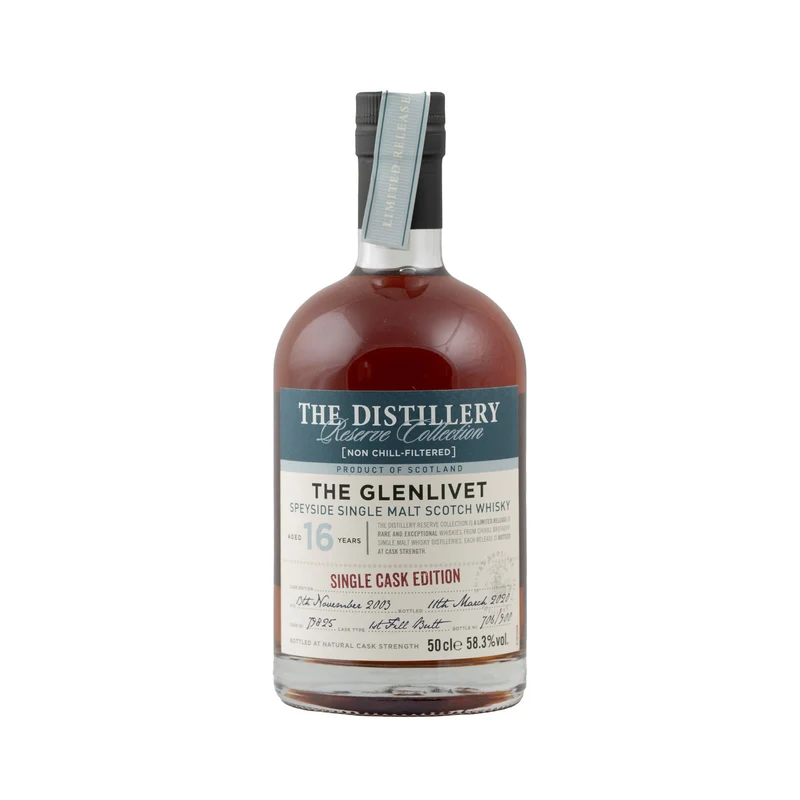 Glenlivet 16 Year Old Whisky Single Cask #79825 58.3%