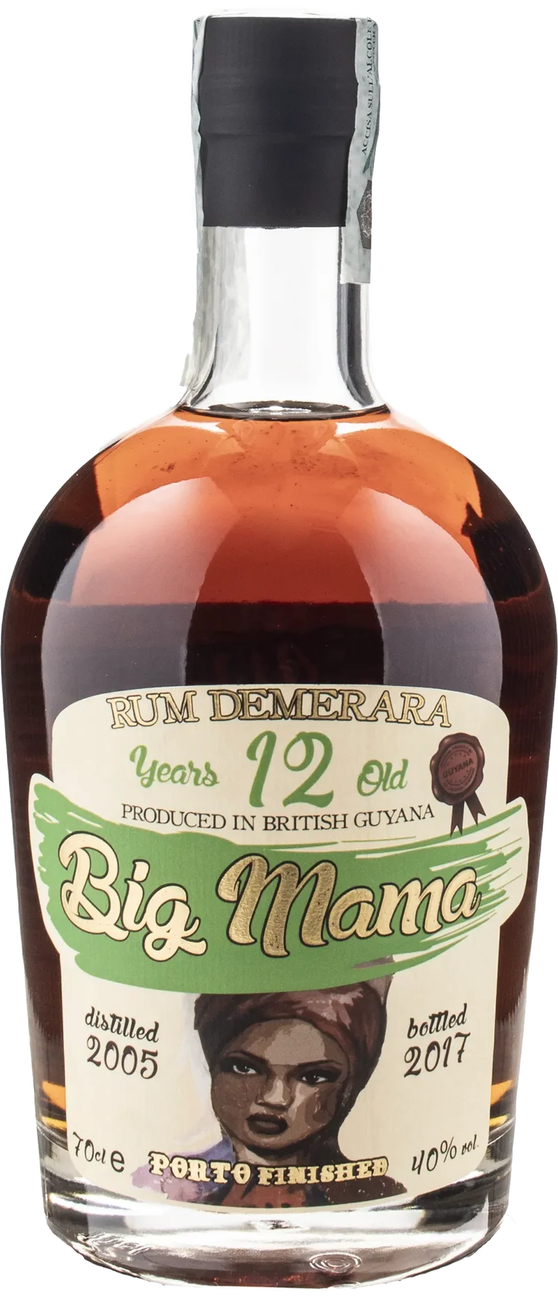 Big Mama Rum Demerara Porto Finished 12 Y.O. 0.7L