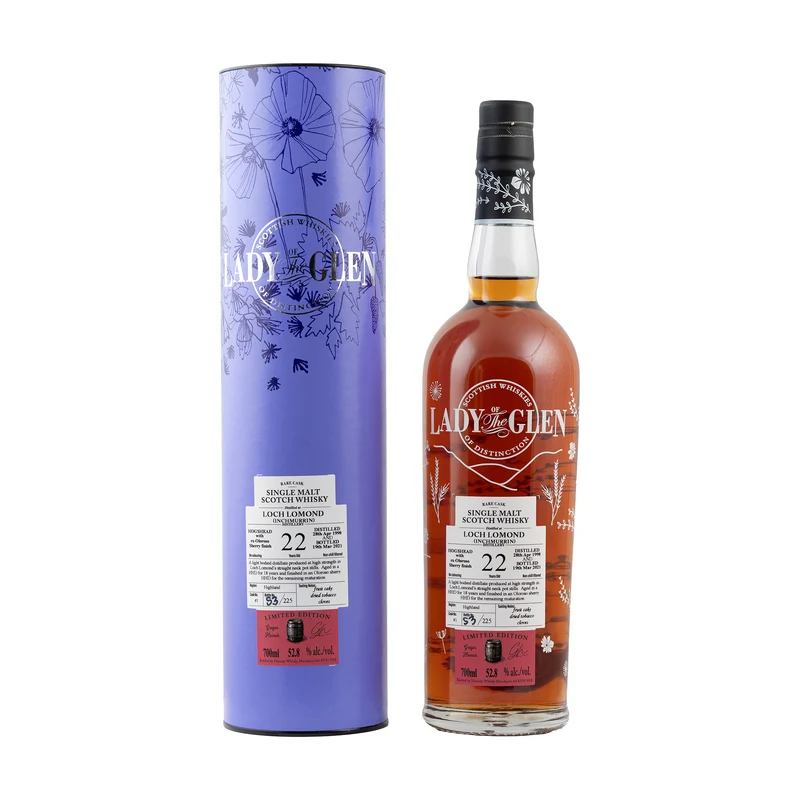 Loch Lomond Inchmurrin 22 Year Old Whisky Hogshead with Oloroso Sherry Finish #1 Lady Of The Glen 52.8%