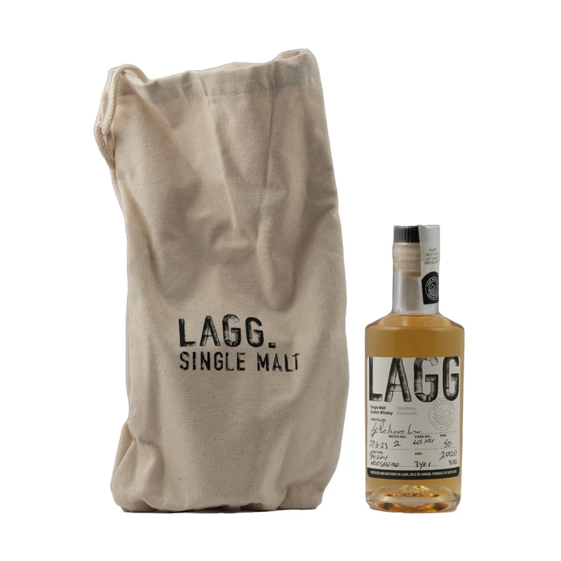 Lagg Distillery Hand Filled LG19/1795 2nd Fill Sherry Cask 20cl 61.7%