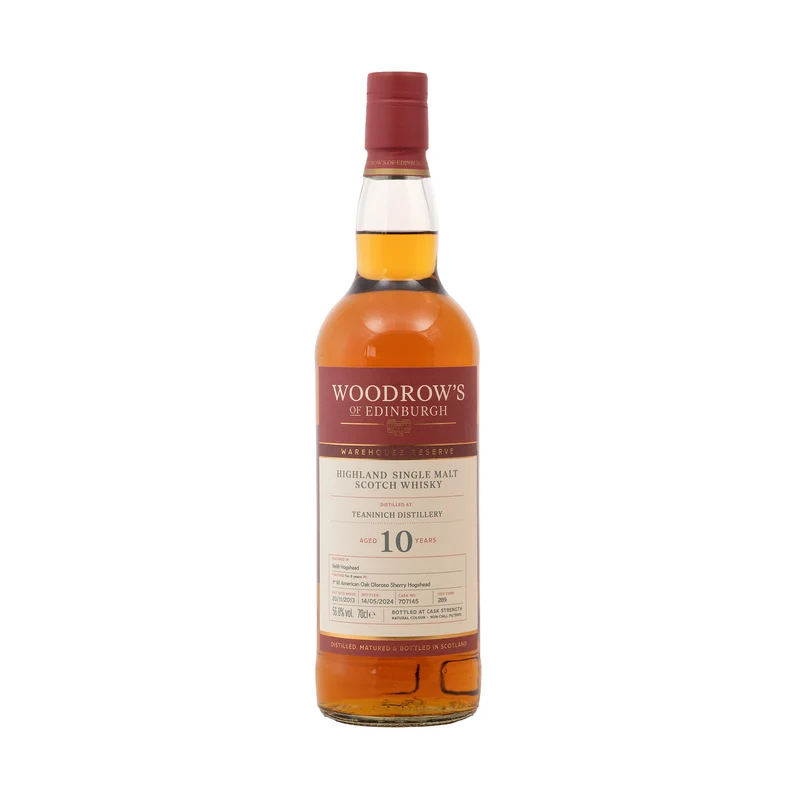 Teaninich 10 Year Old Refill Bourbon HHD finished in 1st American Oak Oloroso Sherry HHD Woodrow's 56.8%