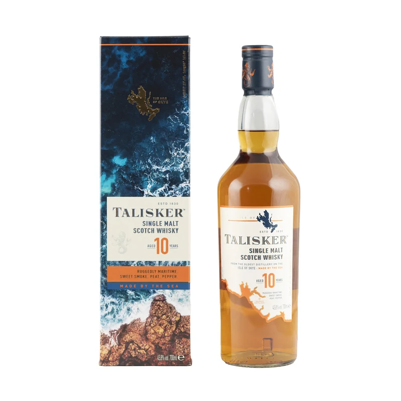 Talisker 10 Year Old Single Malt Whisky 45.8%