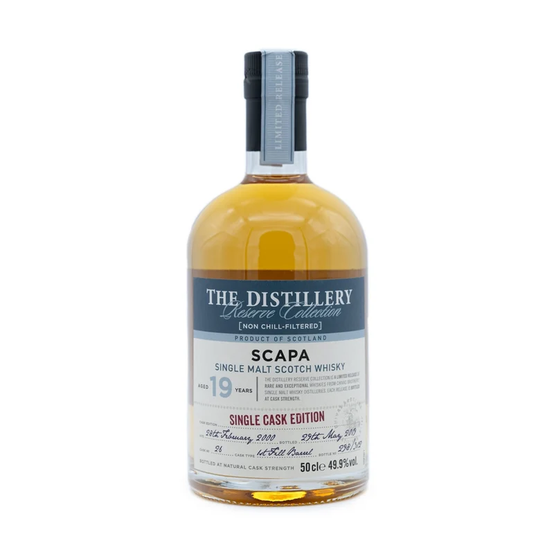 Scapa 19 Year Old Single Malt Whisky 1st Fill Barrel #26 49.9%
