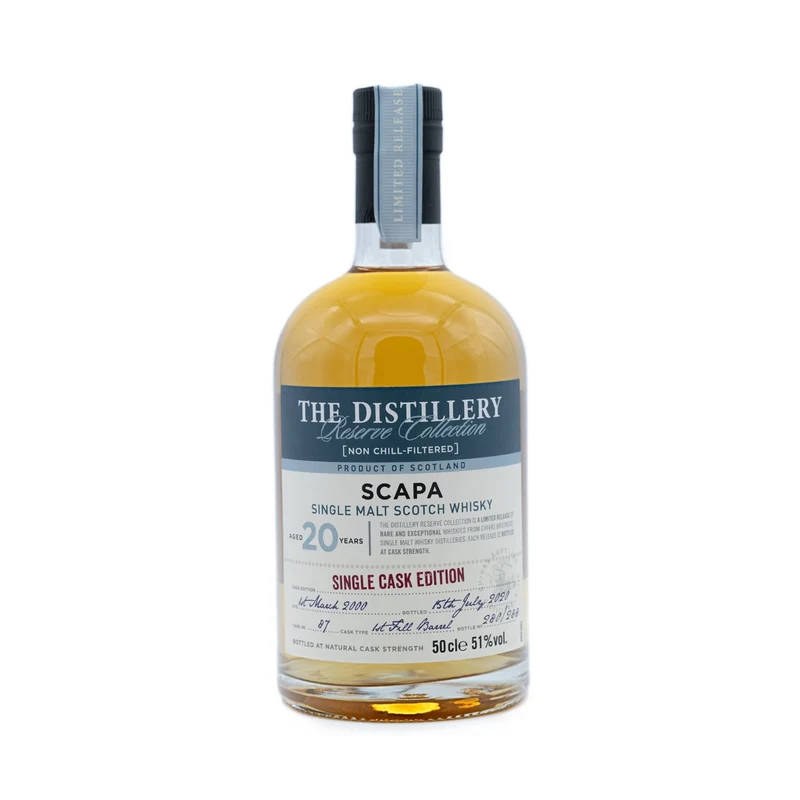 Scapa 20 Year Old Whisky 1st Fill Barrel #87 51%