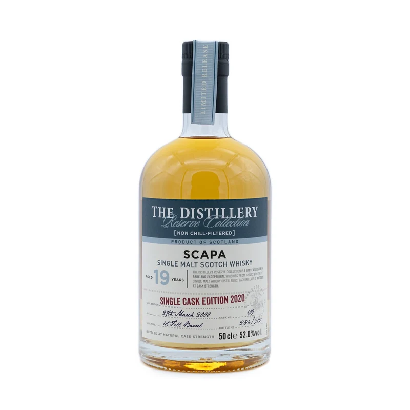 Scapa 19 Year Whisky Old 1st Fill Barrel #609 52%
