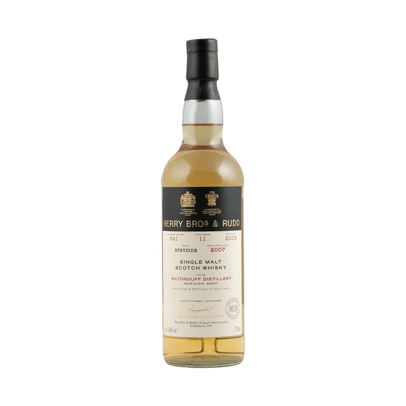 Miltonduff 2007 11 Year Old Whisky Berry Bros 55.8%